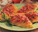 July 20 almond crusted chicken with bruschetta 1